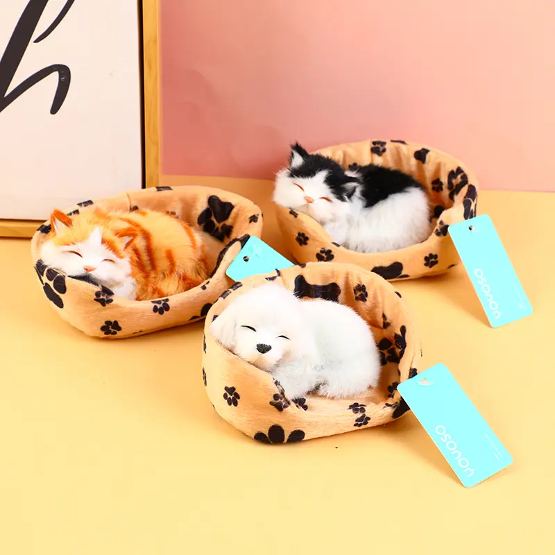 Simulation cute pet car decoration D ser
