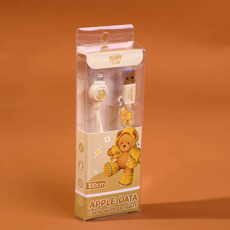 TEDDY ISLAND Apple data cable with penda