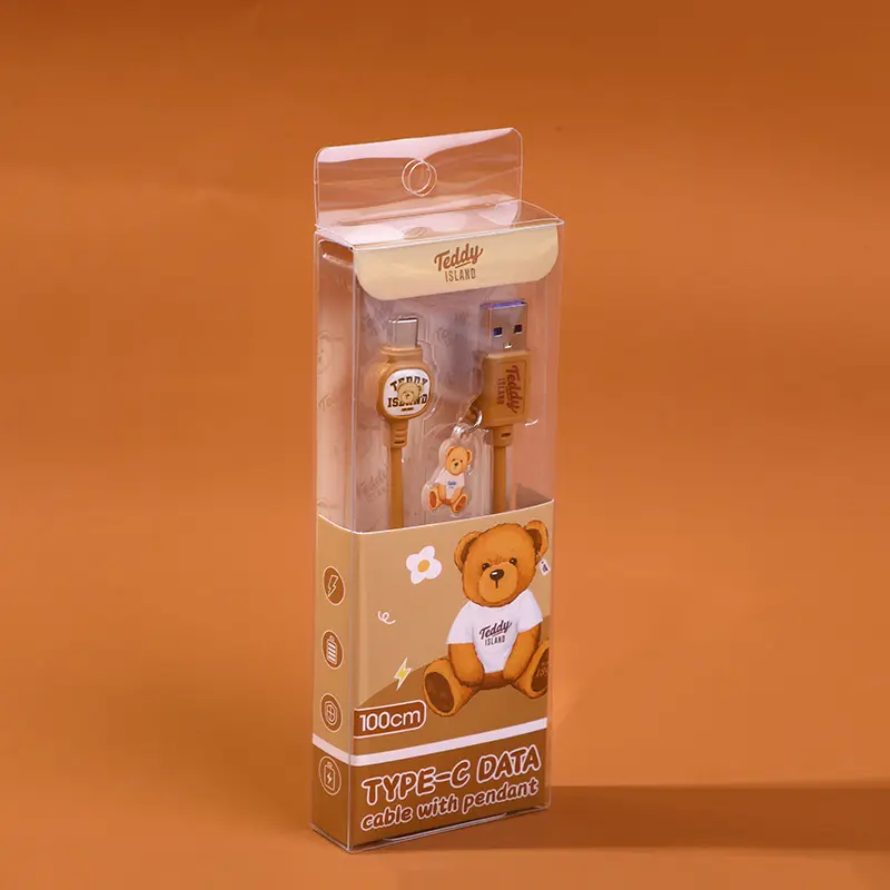 TEDDY ISLAND TYPE-C data cable with pend