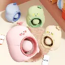 Crown cute bun keychain turbo fan