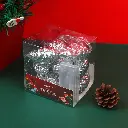 Silver pine cone 010 (2pcs AA battery st