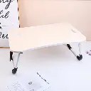 Business foldable lazy laptop table-wood