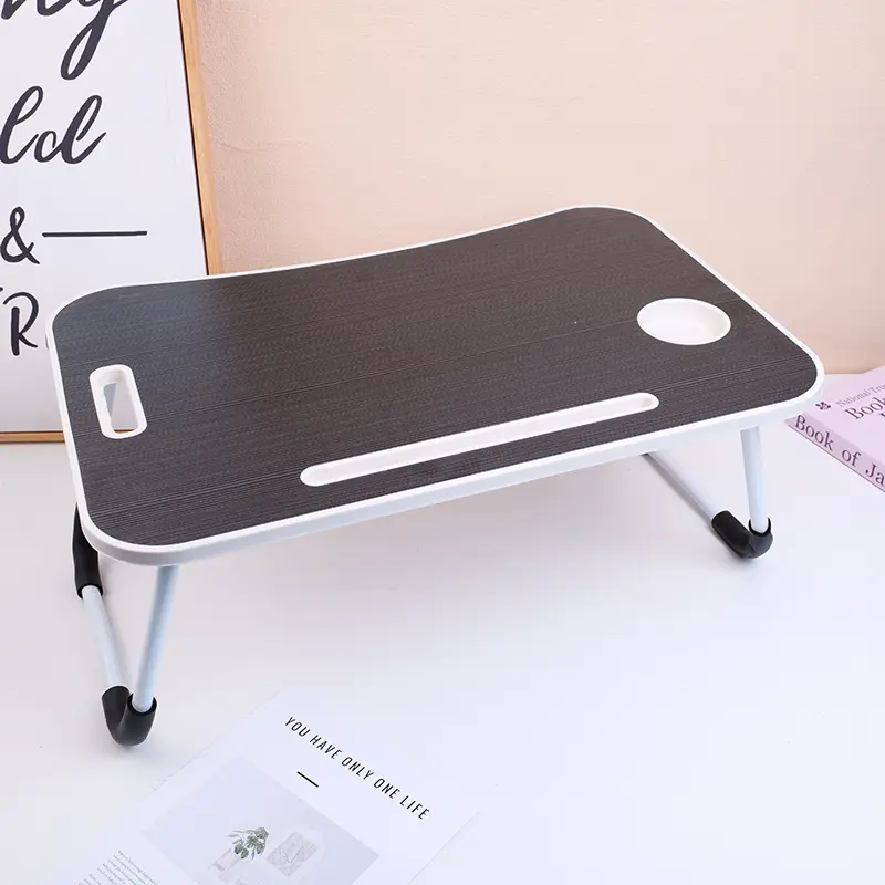 Business foldable lazy laptop table-blac