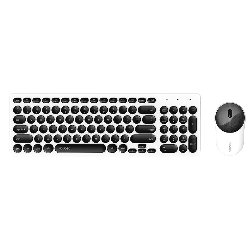 Fashion wireless office mute keyboard an