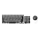 Fashion wireless office mute keyboard an