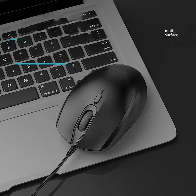 Wired business office mouse-black