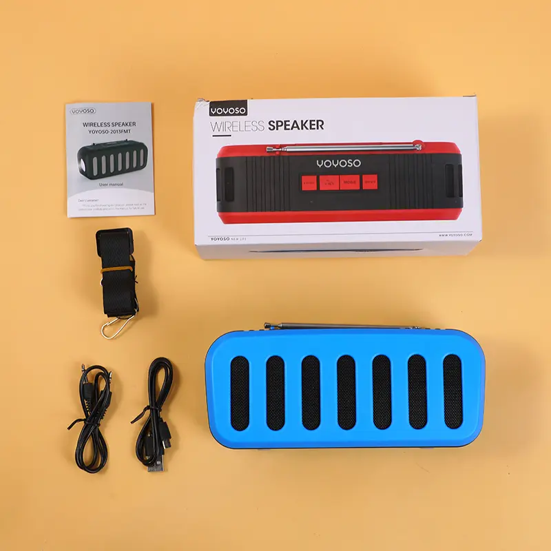 Antenna wireless speaker with solar pane