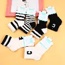 C stripes mixed style black and white ch