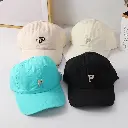 Letter P embroidered washable adult base