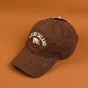 TEDDY ISLAND series baseball cap-brown