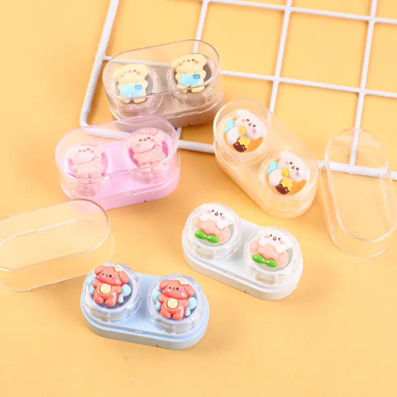 Cute bear contact lens case