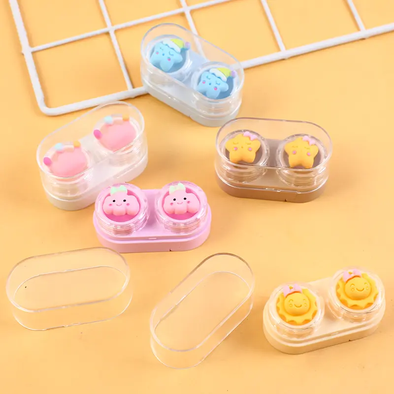Starry sky contact lens case