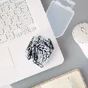  Boxed 28MM black and white paper clips 