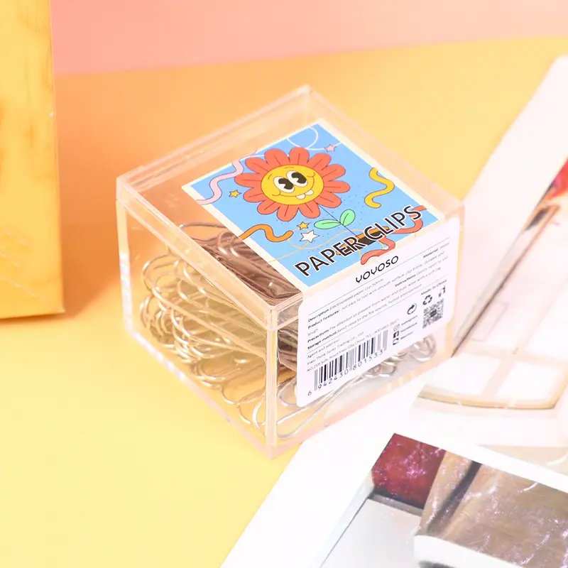 Electroplated paper clip-50mm(40pcs)