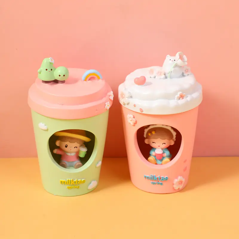 Cuteness cup figure decoration
