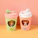 Cuteness cup figure decoration