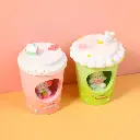 Cute cup little bear decoration