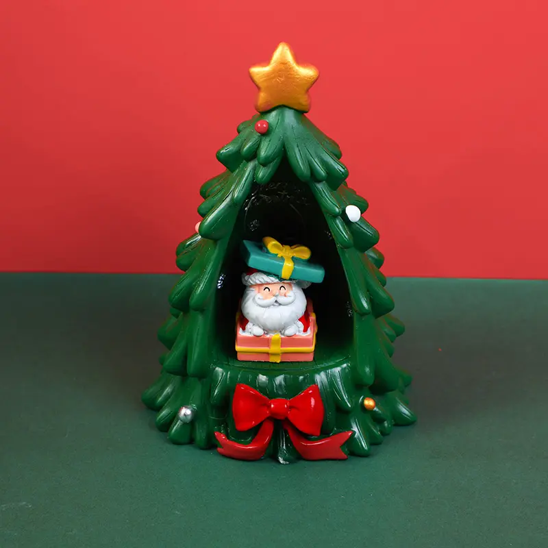 Christmas gift tree house decoration