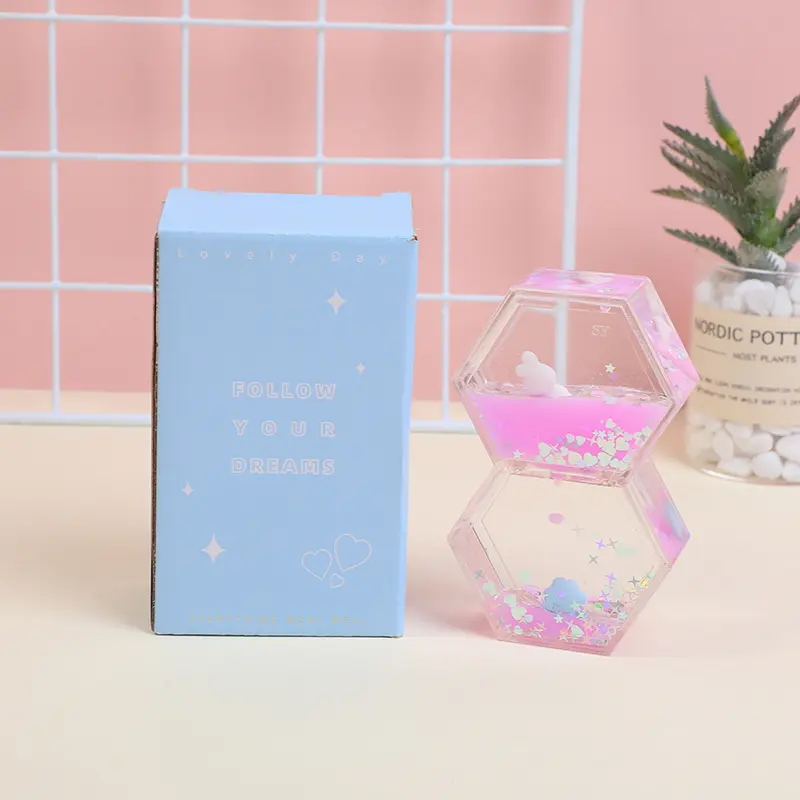 Hexagon oil-dripping ornament