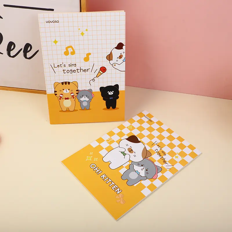 YOYO cat life diary series suture notebo