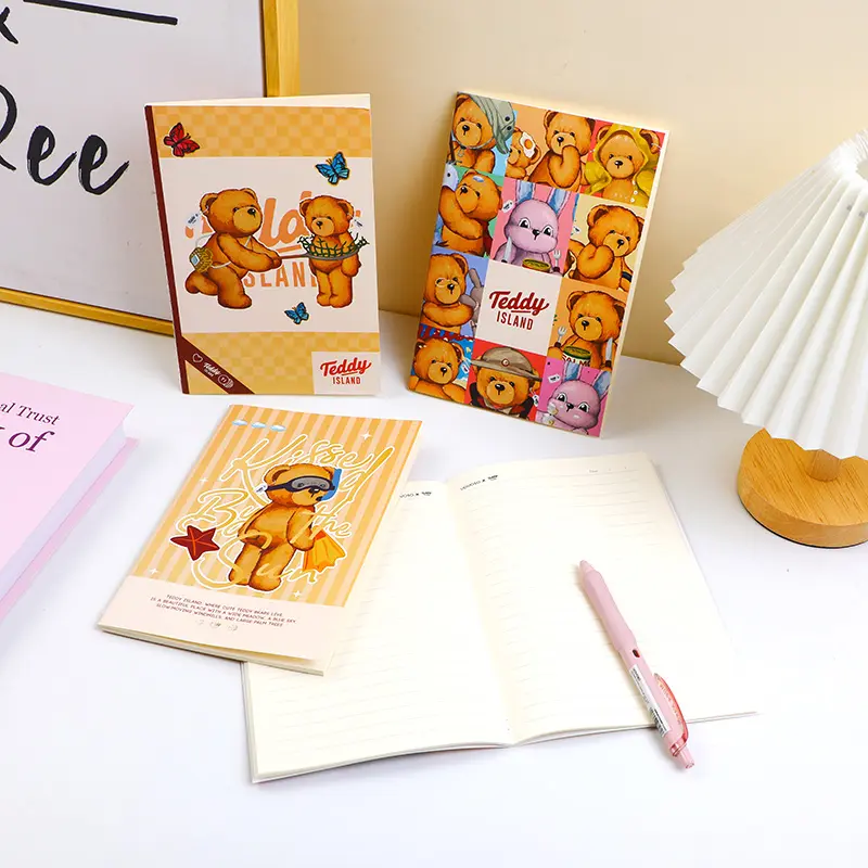 TEDDY ISLAND series suture notebook A5 (