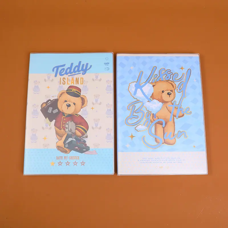 TEDDY ISLAND series plastic cover notebo
