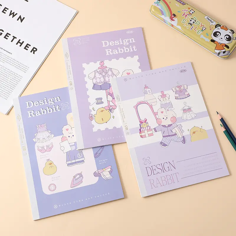 Aji rabbit cordless binding notebook B5