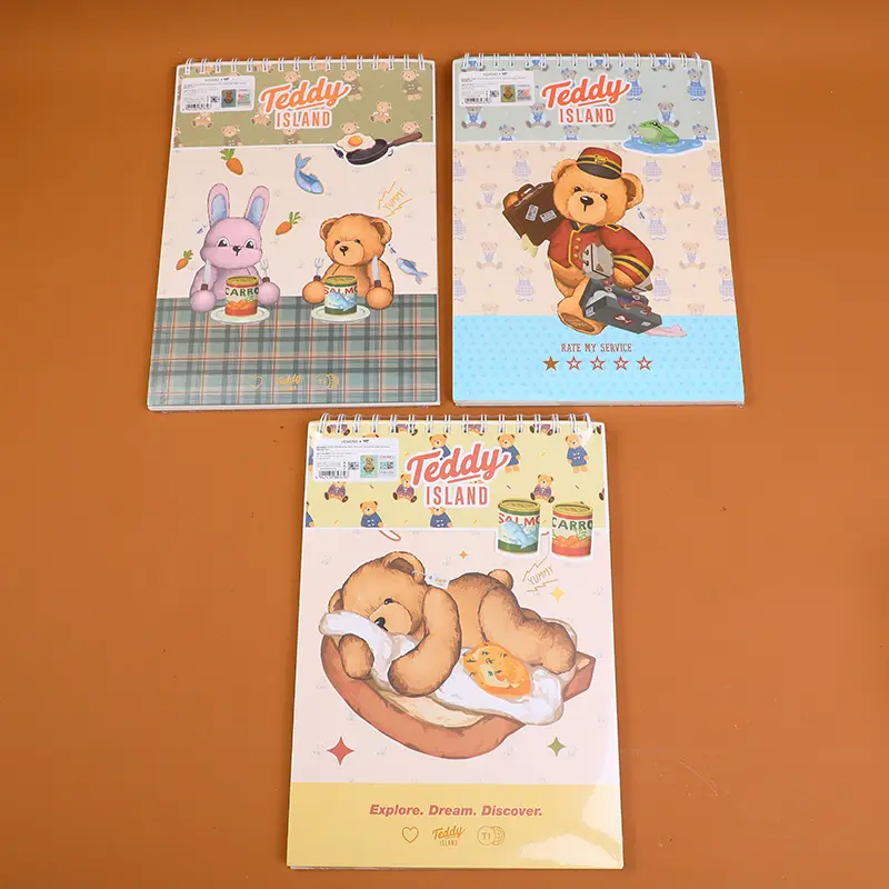 TEDDY ISLAND series sketch book A4-blank