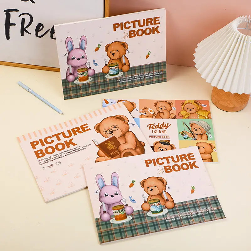 TEDDY ISLAND series picture book A4-28 s