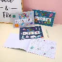 Space travel coloring book A4-16 sheets