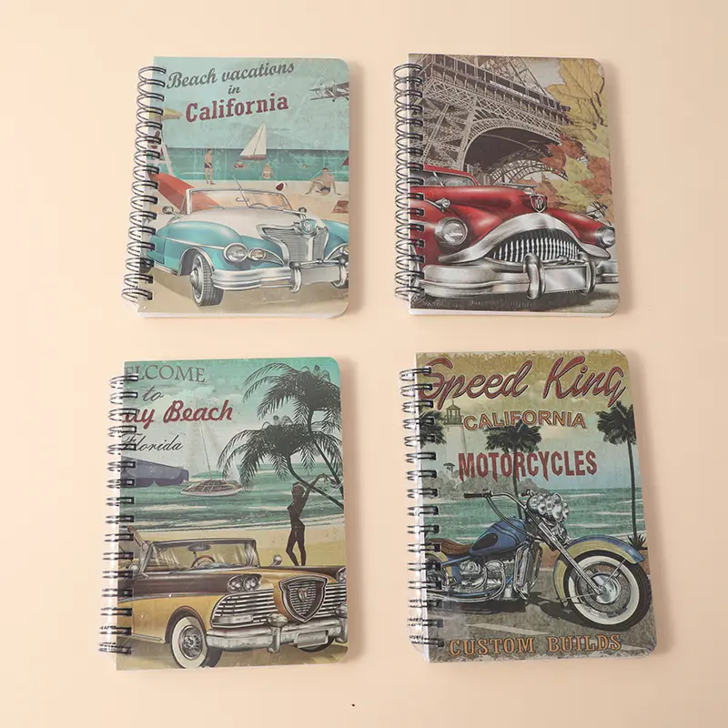  Busy cowboy spiral notebook A5