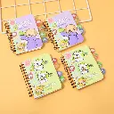 Colourful fruity papi dog PVC bookmark c