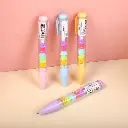 Bear jelly decompression gel pen-blue