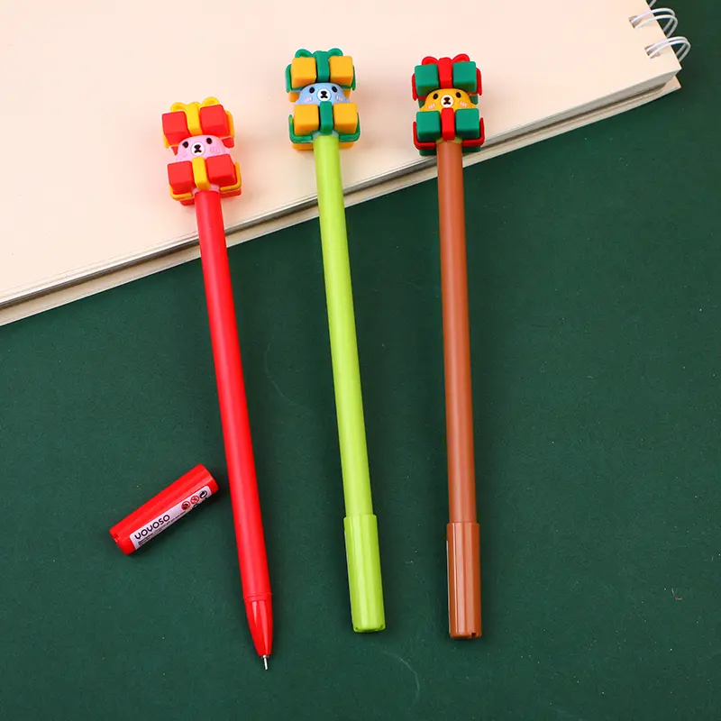 Christmas gift gel pen-blue