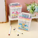 48 colors Triangle Lever Double Head Mar