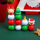 Christmas park highlighter with 3 balls