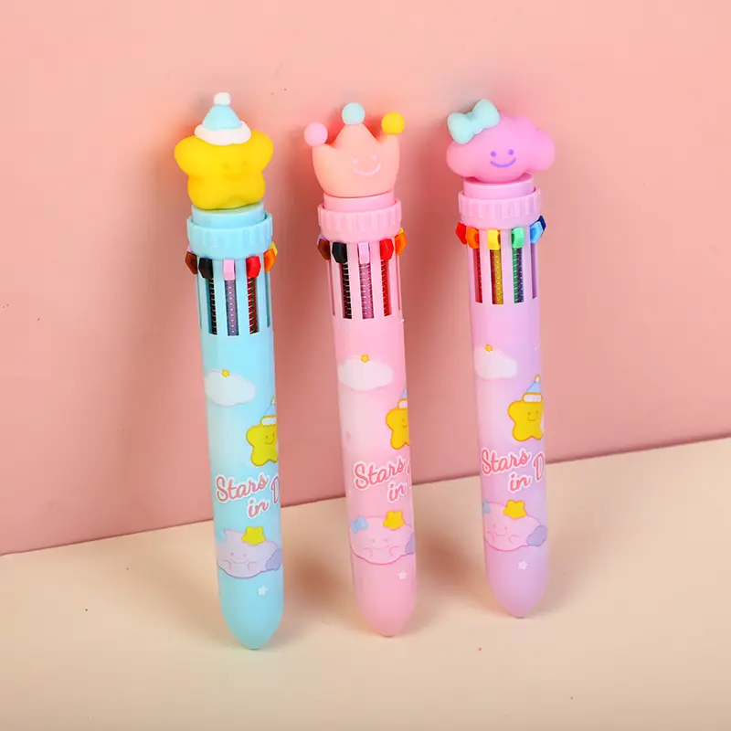 Star dream ten colors ballpoint pen