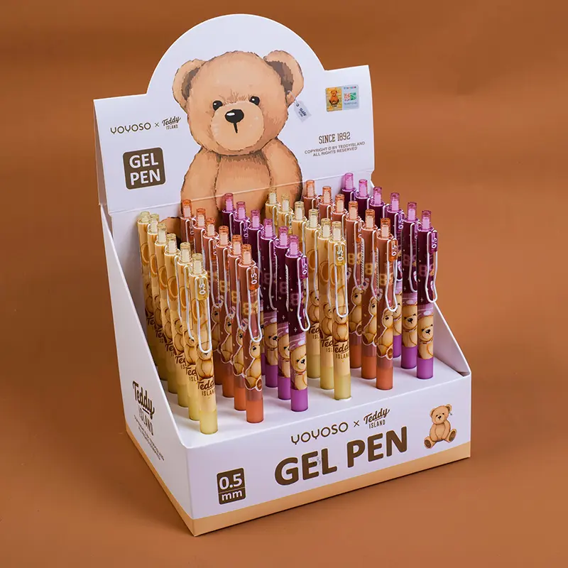 TEDDY ISLAND series gel pen-black
