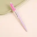 Color contrast pink simple gel pen 0.5mm
