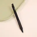 Soft grip black simple gel pen 0.5mm-bla