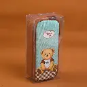 TEDDY ISLAND series pencil case with dou
