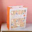 Flower romantic vertical gift bag-M