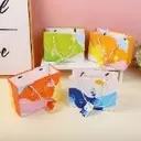Bright color simple horizontal gift bag-