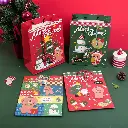 Christmas series vertical gift bag-M