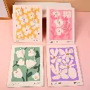 Flower series vertical gift bag-medium