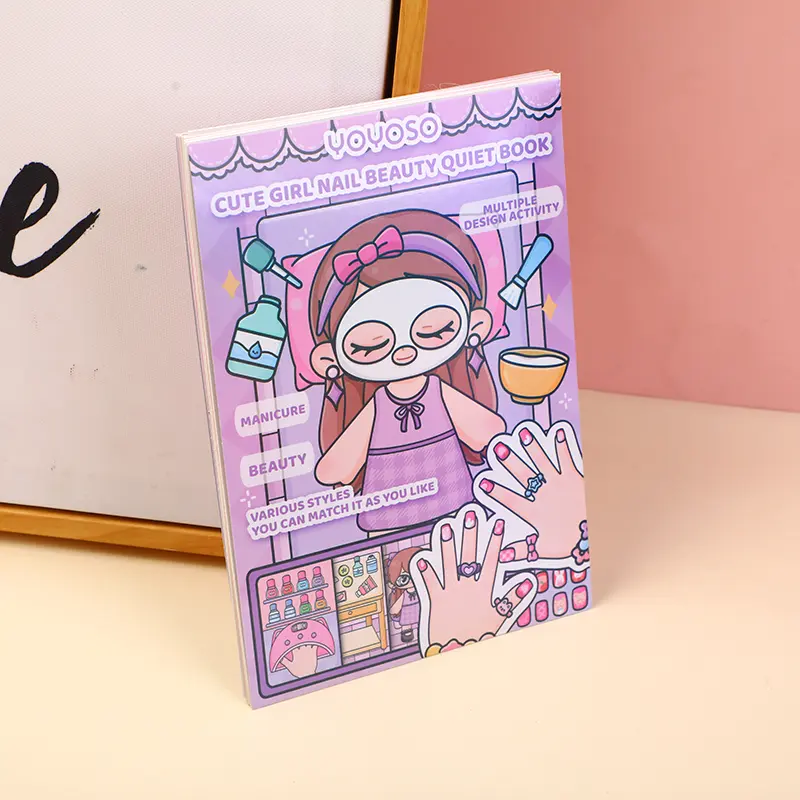 Nail beauty quiet book YT-CO-002