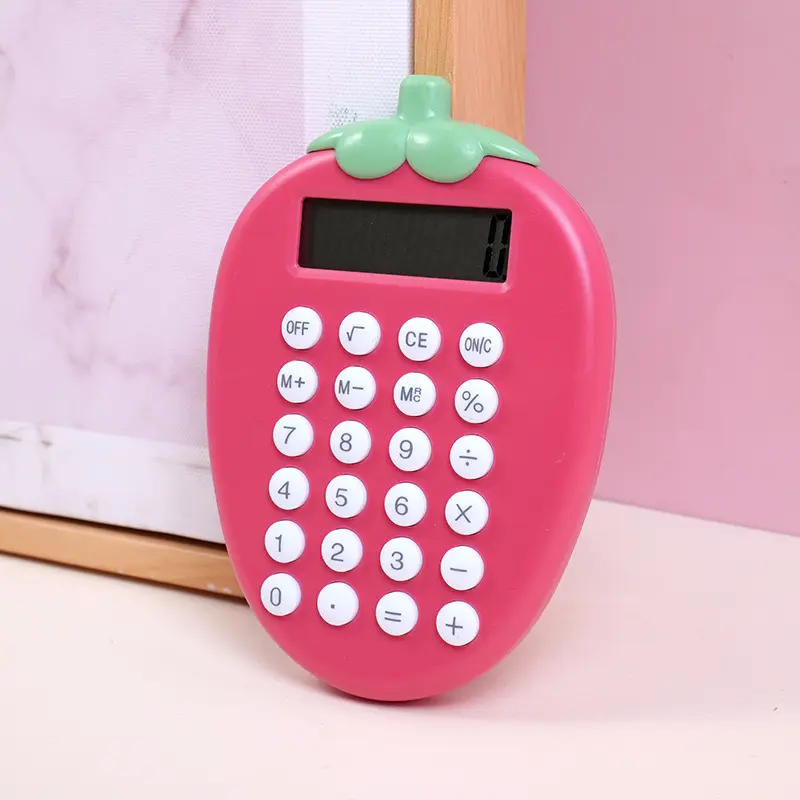Strawberry small calculator
