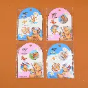 TEDDY ISLAND series happy diary stickers
