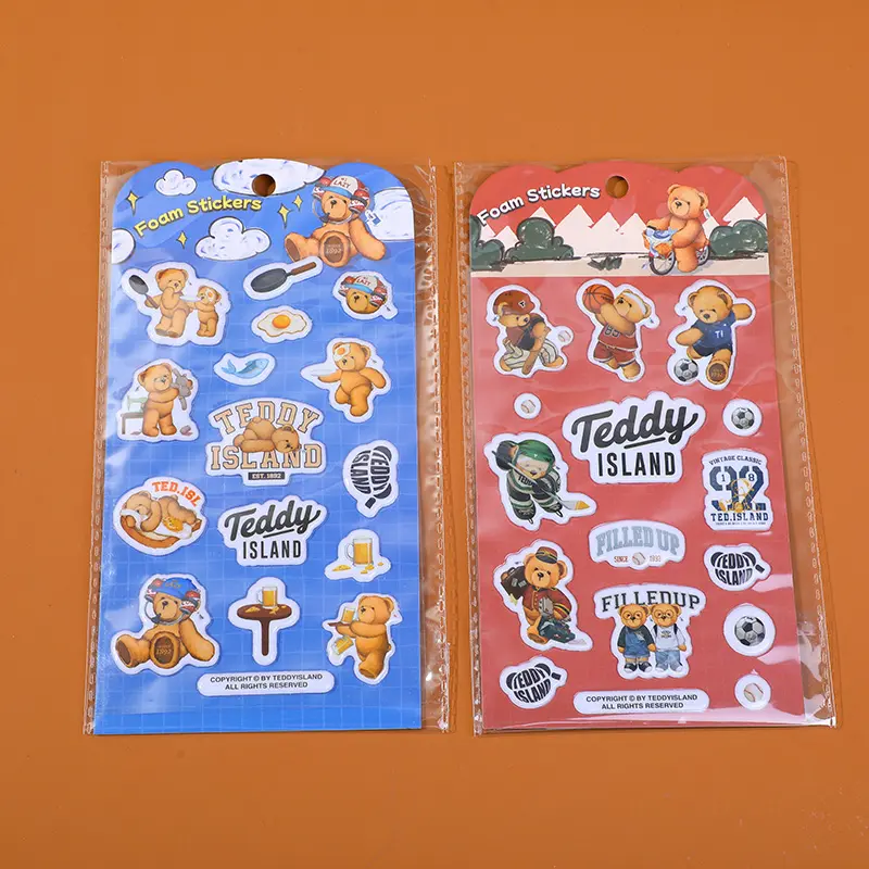 TEDDY ISLAND series happy diary foaming 