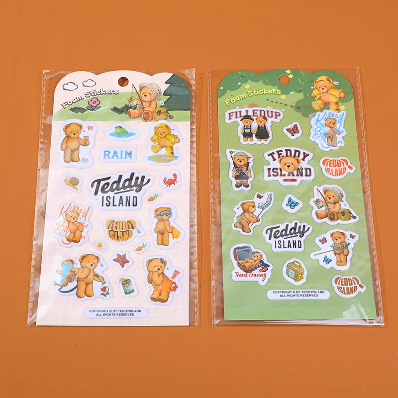 TEDDY ISLAND series happy diary foaming 